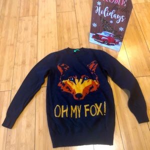 United Colors of Benetton Fox Sweater Lg8-9 yr